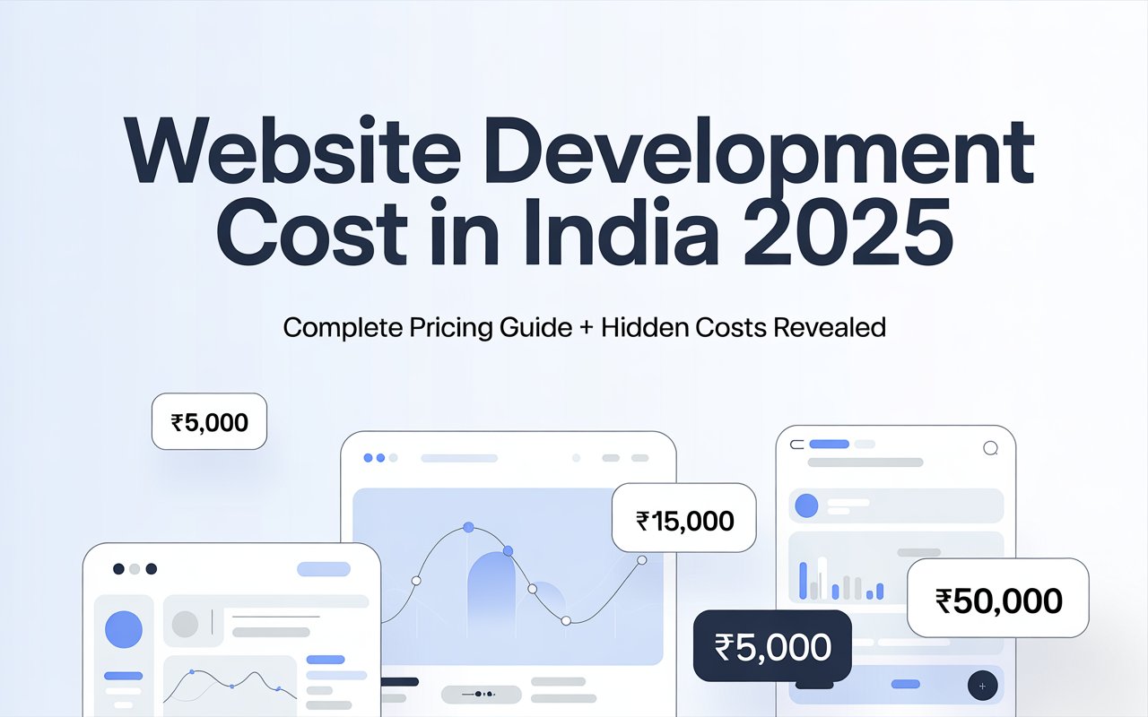 Website Development Cost in India 2025